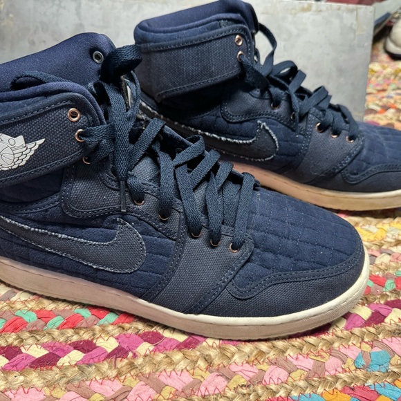 AJKO High OG Canvas ‘Obsidian’ size 10.5M. Air Jordan 1 KO (1985). - Picture 3 of 13